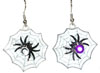spider web earrings